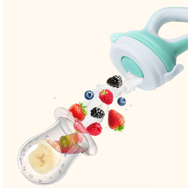 Tétines Mange-Fruits Bébé Silicone avec Couvercle – Tétine d’Alimentation kalinatur™