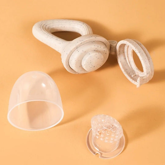 Tétines Mange-Fruits Bébé Silicone avec Couvercle – Tétine d’Alimentation kalinatur™