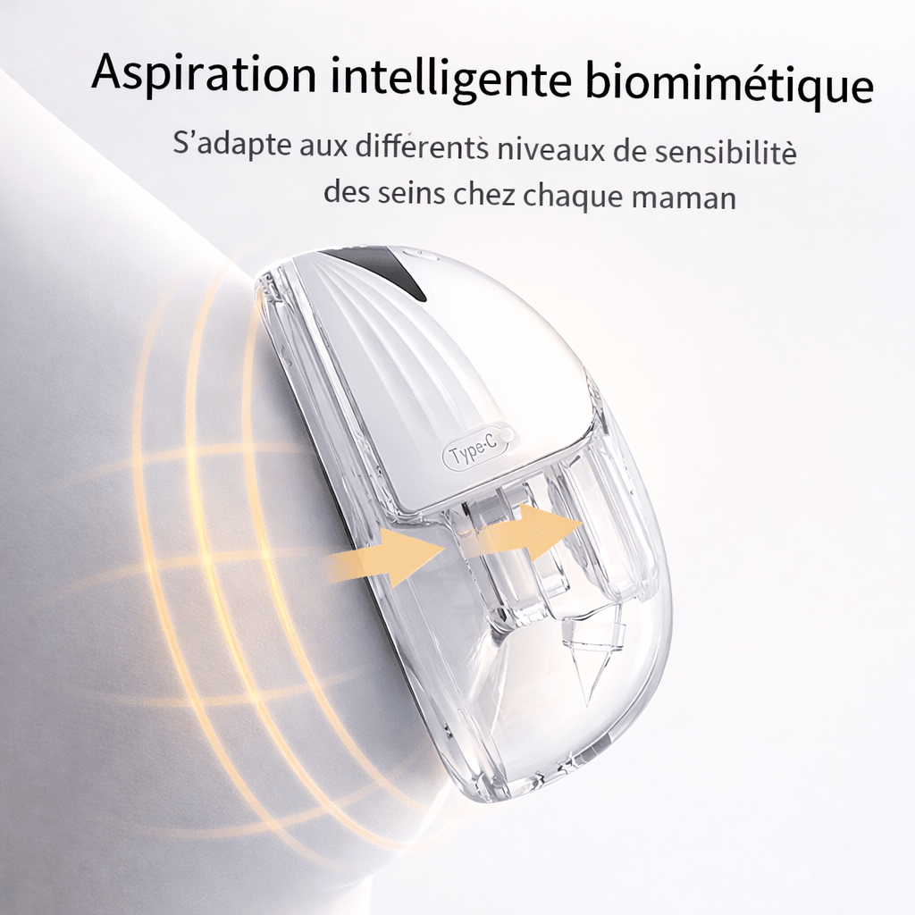 Tire-lait électrique mains libres portable YOUHA Kalinatur