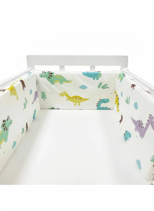 Protector de cuna estampado – Protección suave y lavable para cunas y moisés