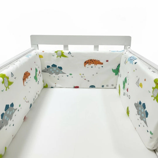 Protector de cuna estampado – Protección suave y lavable para cunas y moisés