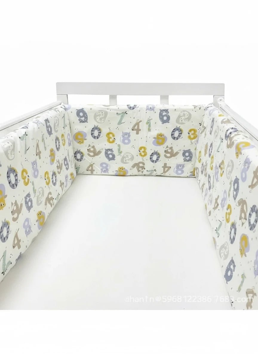 Protector de cuna estampado – Protección suave y lavable para cunas y moisés