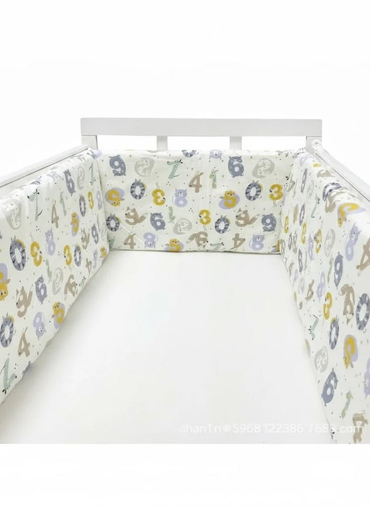 Protector de cuna estampado – Protección suave y lavable para cunas y moisés