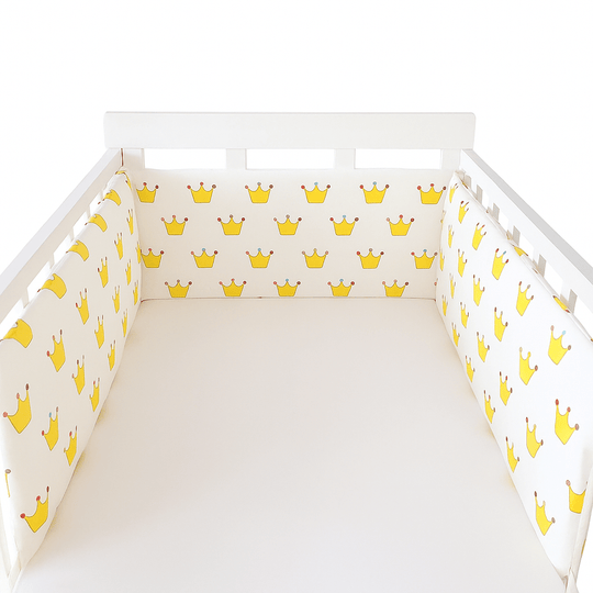 Multi-pattern baby cot bumper