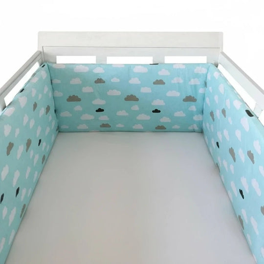 Multi-pattern baby cot bumper