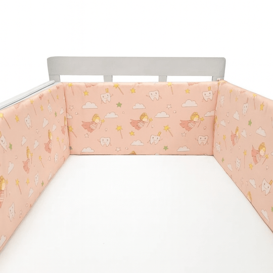 Multi-pattern baby cot bumper