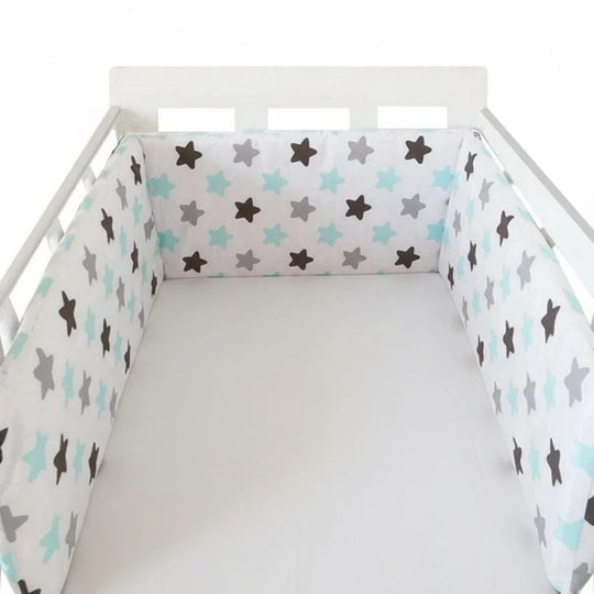 Multi-pattern baby cot bumper