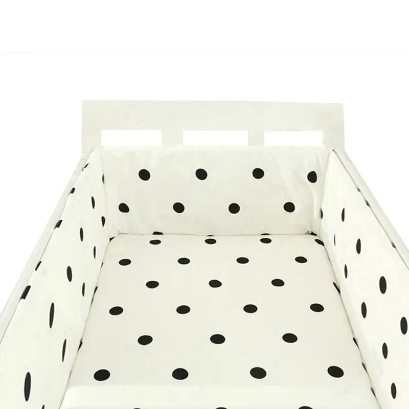 Multi-pattern baby cot bumper