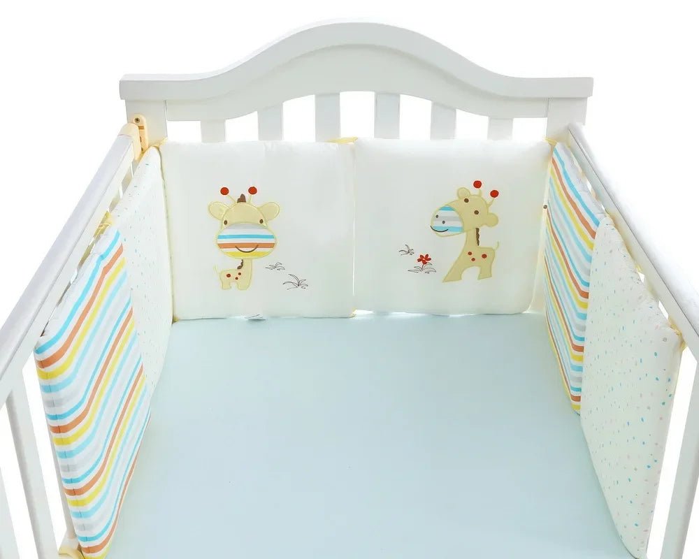 Tour de Lit bébé Sécurisé |Coton Respirant