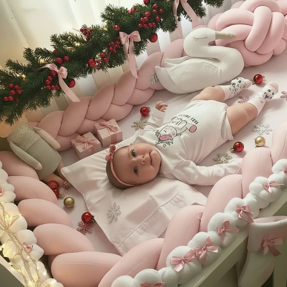 Tresse de lit bébé 1 à 4 mètres – Coton