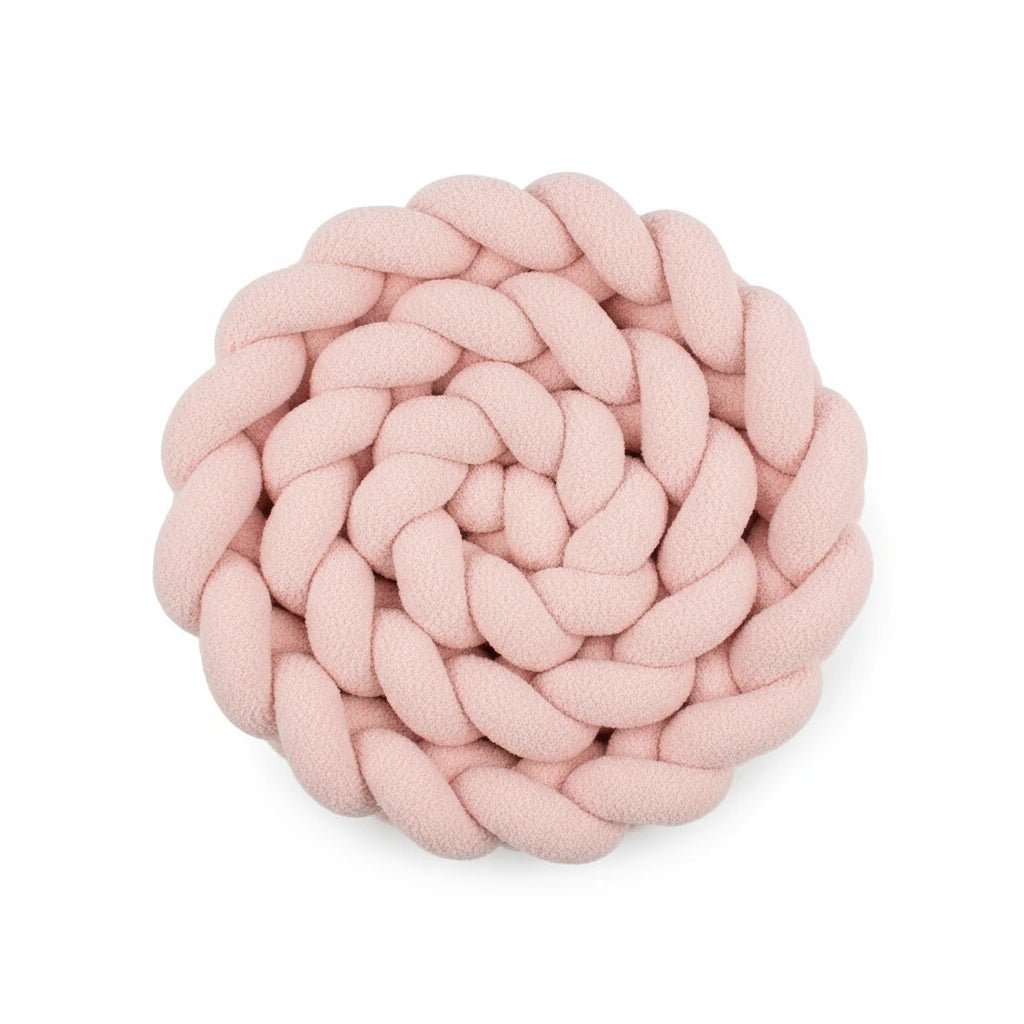 Tresse de lit bébé 2 mètres – Tresse de protection coton doux et respirant | Tour de lit tressé pour berceau et lit bébé