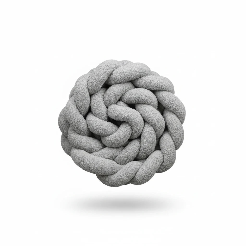 Tresse de lit bébé 2 mètres – Tresse de protection coton doux et respirant | Tour de lit tressé pour berceau et lit bébé