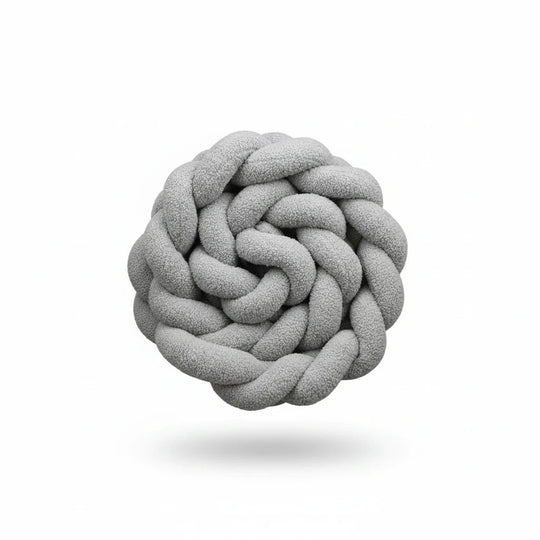 Tresse de lit bébé 2 mètres – Tresse de protection coton doux et respirant | Tour de lit tressé pour berceau et lit bébé