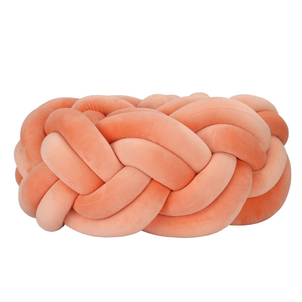 Tresse de lit bébé Kalinatur™ en velours corail, tour de lit tressé moelleux pour berceau, protection cocon douce et sécurisée pour bébé.
