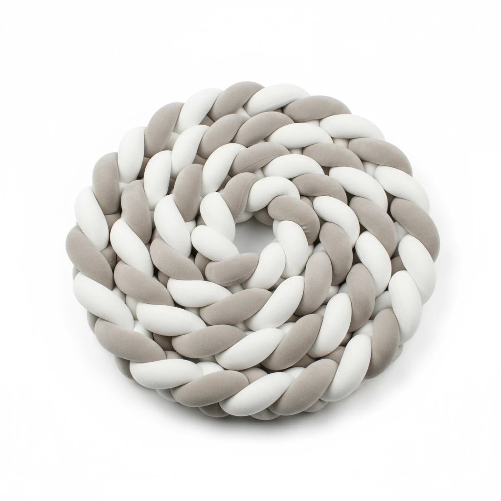 Kalinatur Baby Bed Braid 200 cm – Width 20 to 22 cm | Soft and breathable cotton protective braid