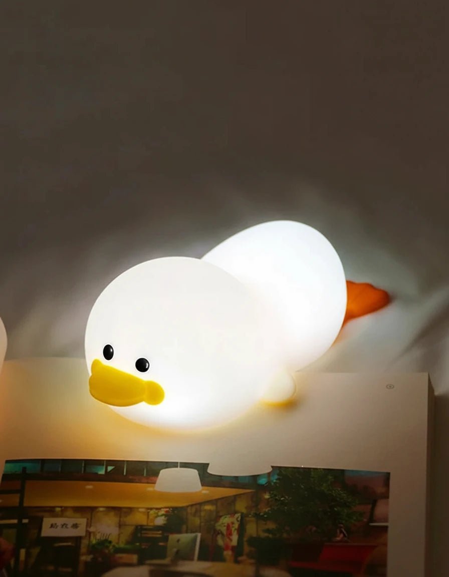 Veilleuse bébé en forme de canard – lumière blanche douce et apaisante pour accompagner le sommeil – produit Kalinatur™