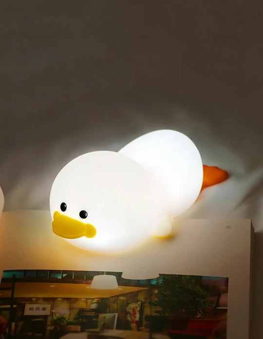 Veilleuse bébé en forme de canard – lumière blanche douce et apaisante pour accompagner le sommeil – produit Kalinatur™