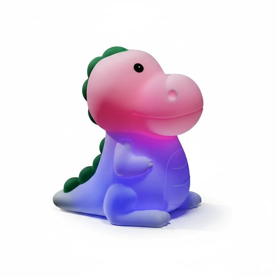 Veilleuse bébé dinosaure lumineuse multicolore rechargeable – lumière douce pour aider le sommeil des enfants – produit Kalinatur™
