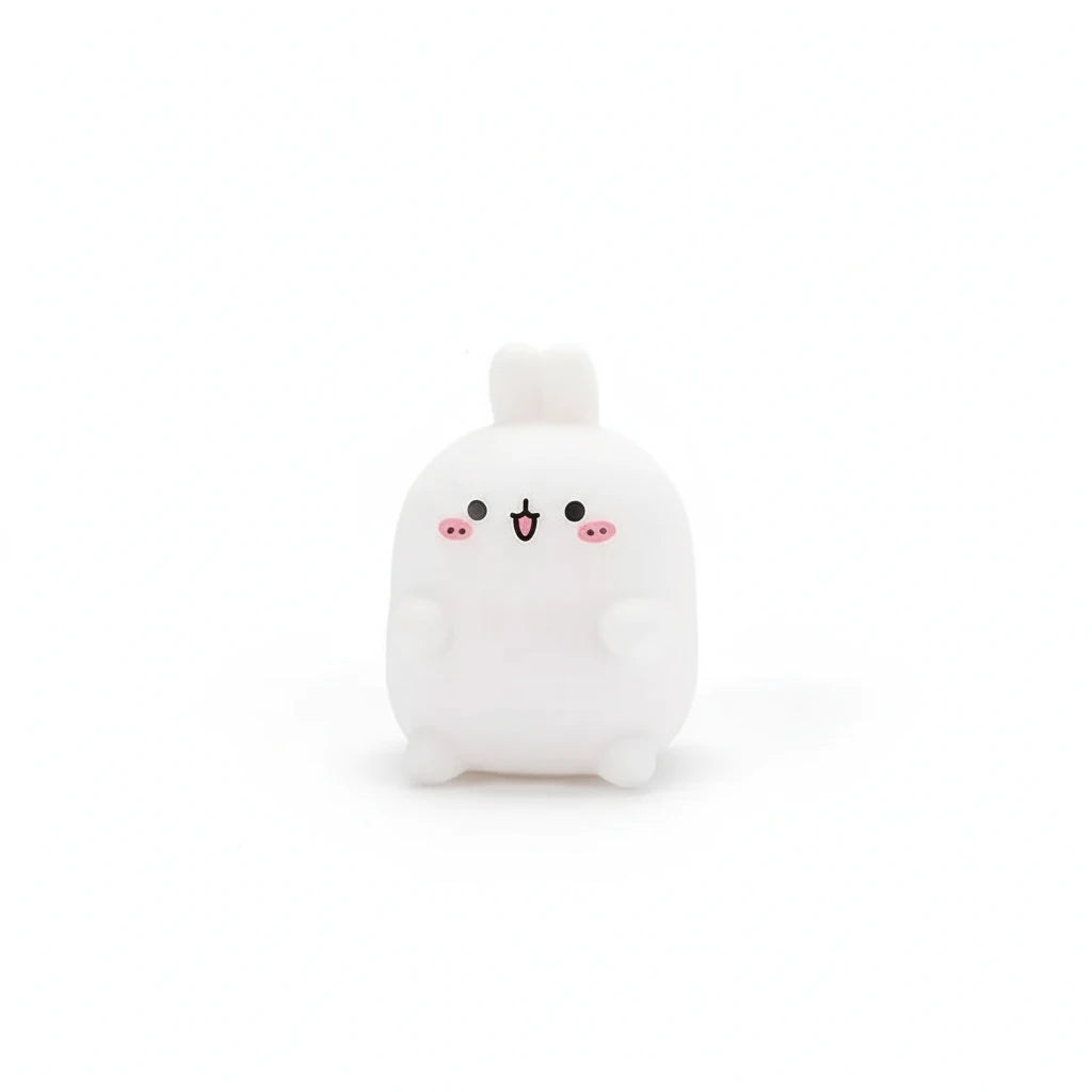 Veilleuse lapin blanc kawaii pour bébé – lumière douce LED – design mignon et apaisant – idéale pour la chambre d’enfant – Kalinatur™