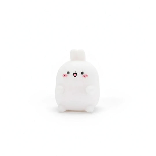 Veilleuse lapin blanc kawaii pour bébé – lumière douce LED – design mignon et apaisant – idéale pour la chambre d’enfant – Kalinatur™